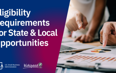 Eligibility Requirements For State/Local Bid Opportunities
